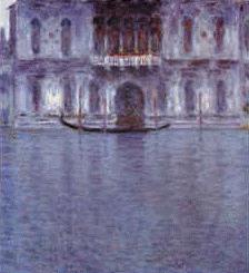 Claude Monet Palazzo Contarini Norge oil painting art